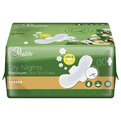 Petallite Organic Night Protect Pads - Lab Verified Safety